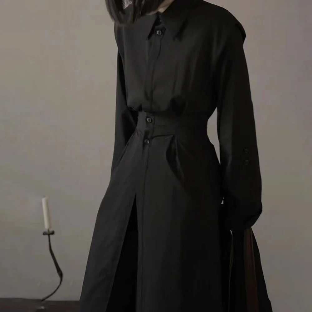 ผู้ชายจีนสีทึบชุดยาวRetroแฟชั่นแนวโน้มStreetหลวมสบายๆBreathable Niche 2025 ฤดูร้อนผู้ชายใหม่ชุด