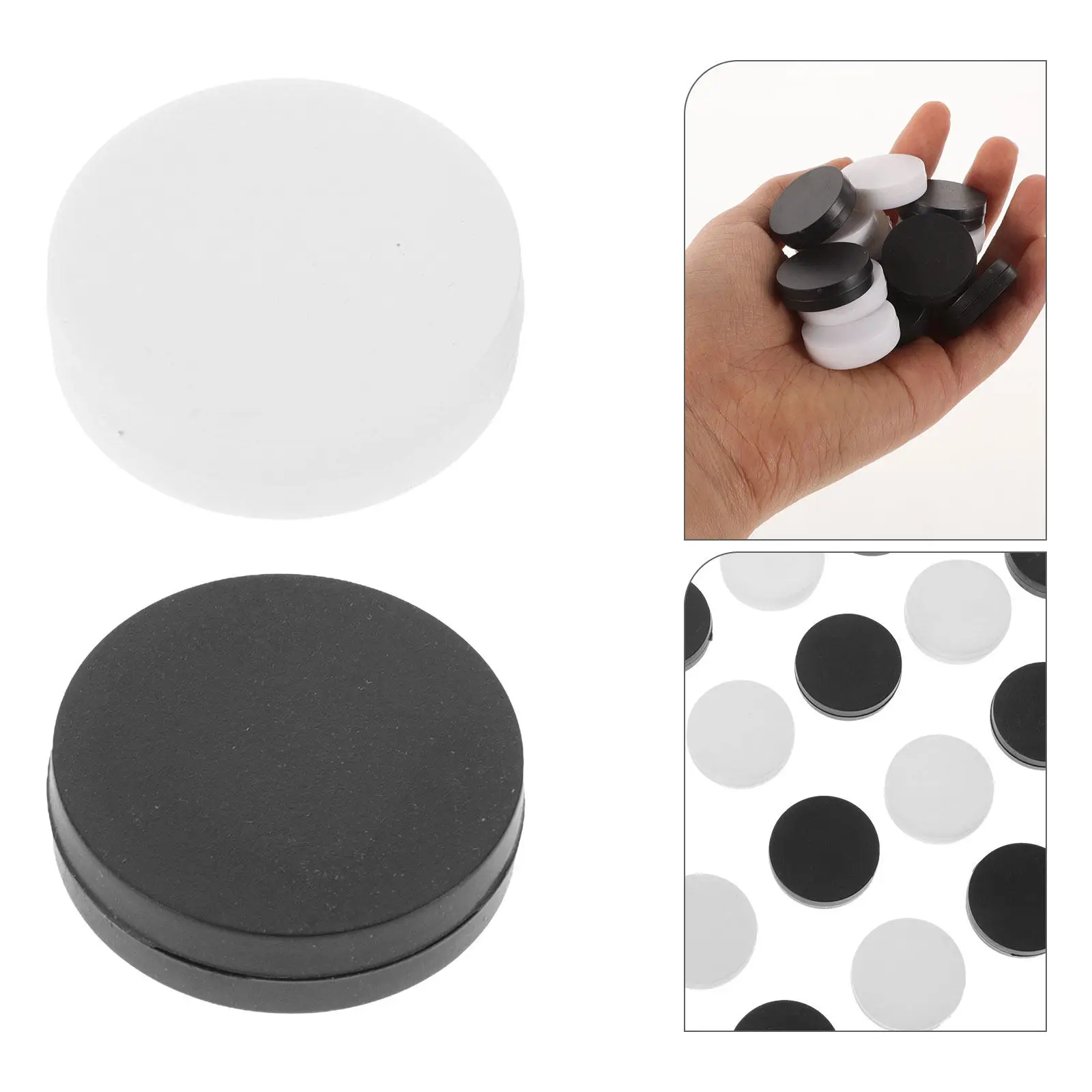

30Pcs Plastic Round Checkers Pieces for Board Games Replacement Set Sturdy Portable Compact Design Endless Entertainment Gaming