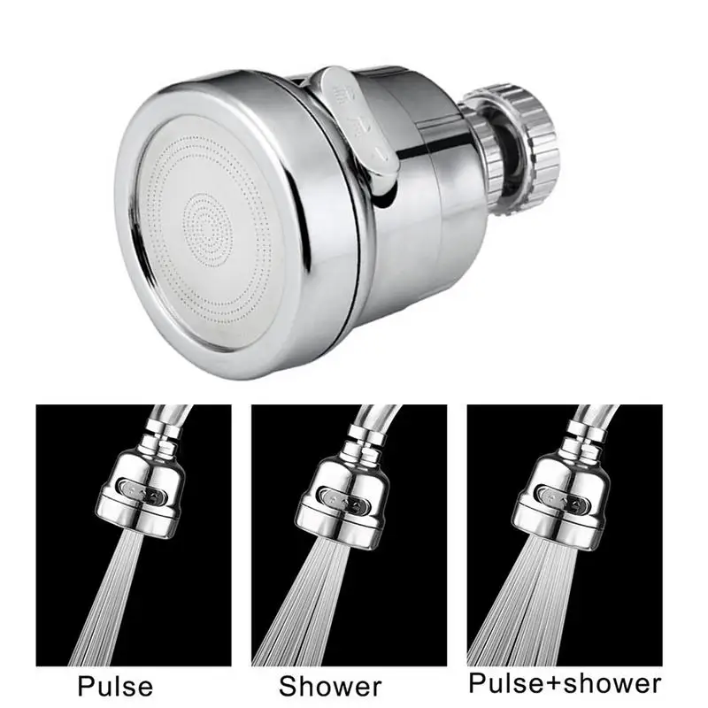 Nozzle For Faucet ExtenderWater Diffuser Tap 3Mode Mixer Aerator Kitchen Attachment Adapter Frother Sprayer Saving Bubbler Filte