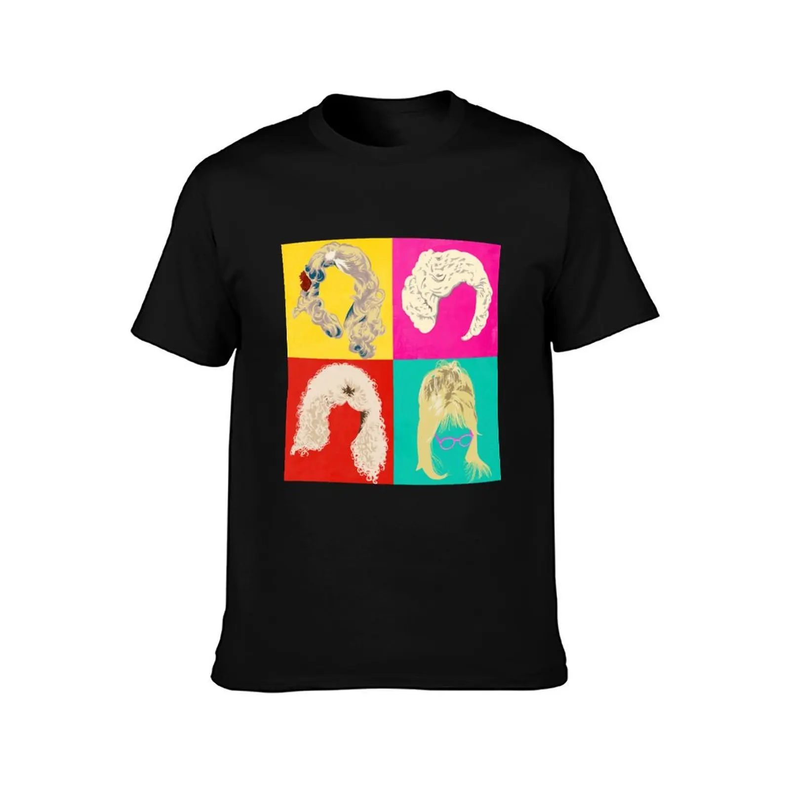 Dolly's Hair: Andy Warhol-Style Eras 4-Panel T-Shirt graphic tee shirt man t shirt aesthetic clothes anime shirts men