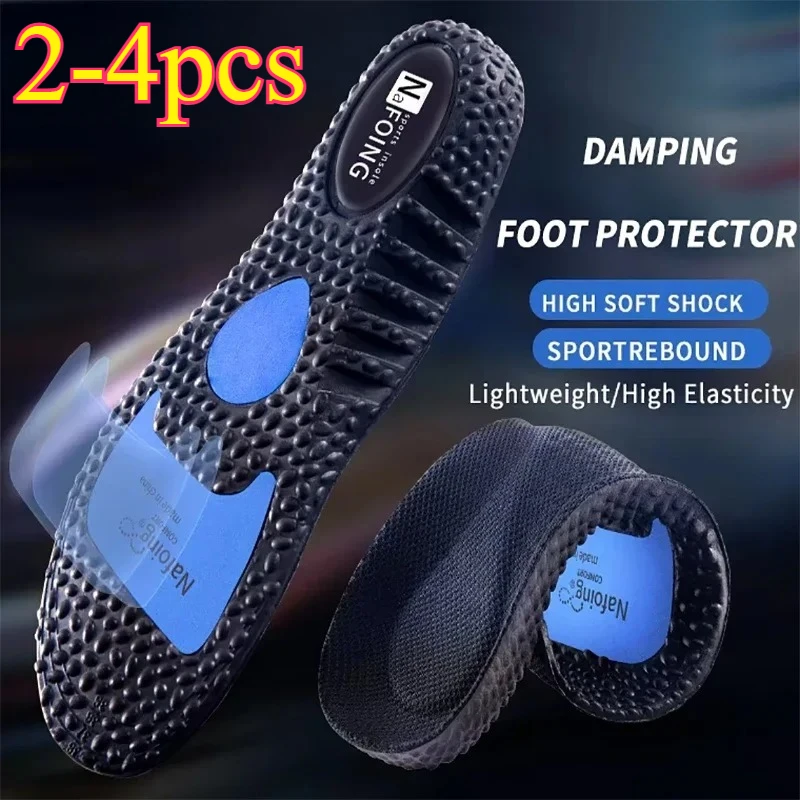 

Breathable Shock-absorbing Men's Sports Insoles Soft-soled For Running Walking Daily Wear Summer Comfortable Keep Feet Dry