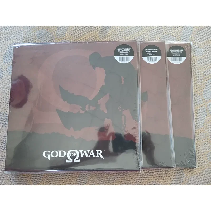 Vinilo Original de 2 Discos para la Serie God of War 1 2 3, Videojuego de 2005, Mercancía Original del Juego