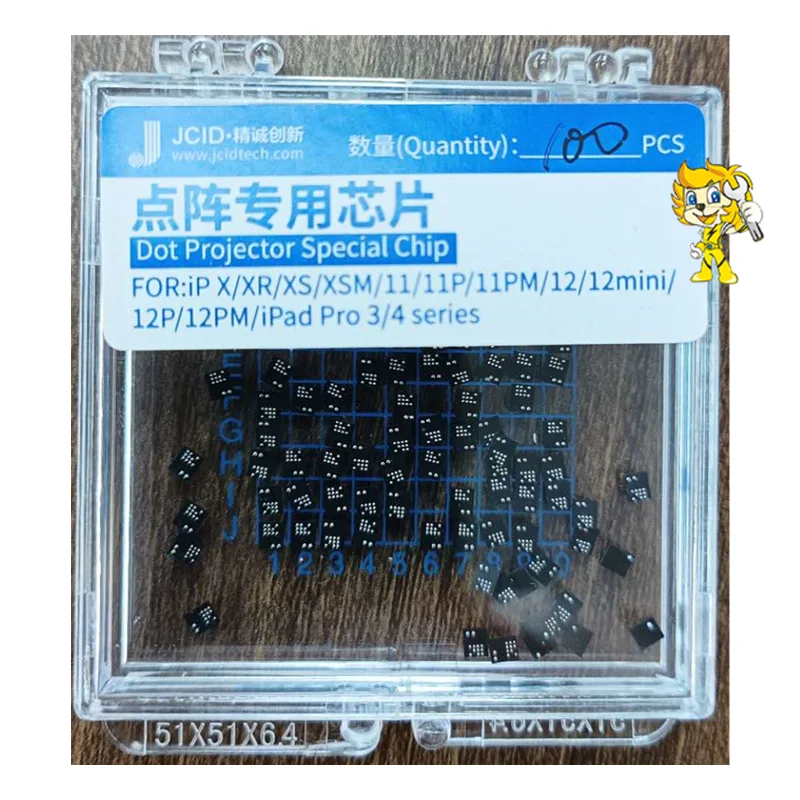 JC Universal Dot Projector Chip(Romeo)  X-12 & ipad Pro3/4 Series for Face ID Repair Original Factory Customized Easy to Install