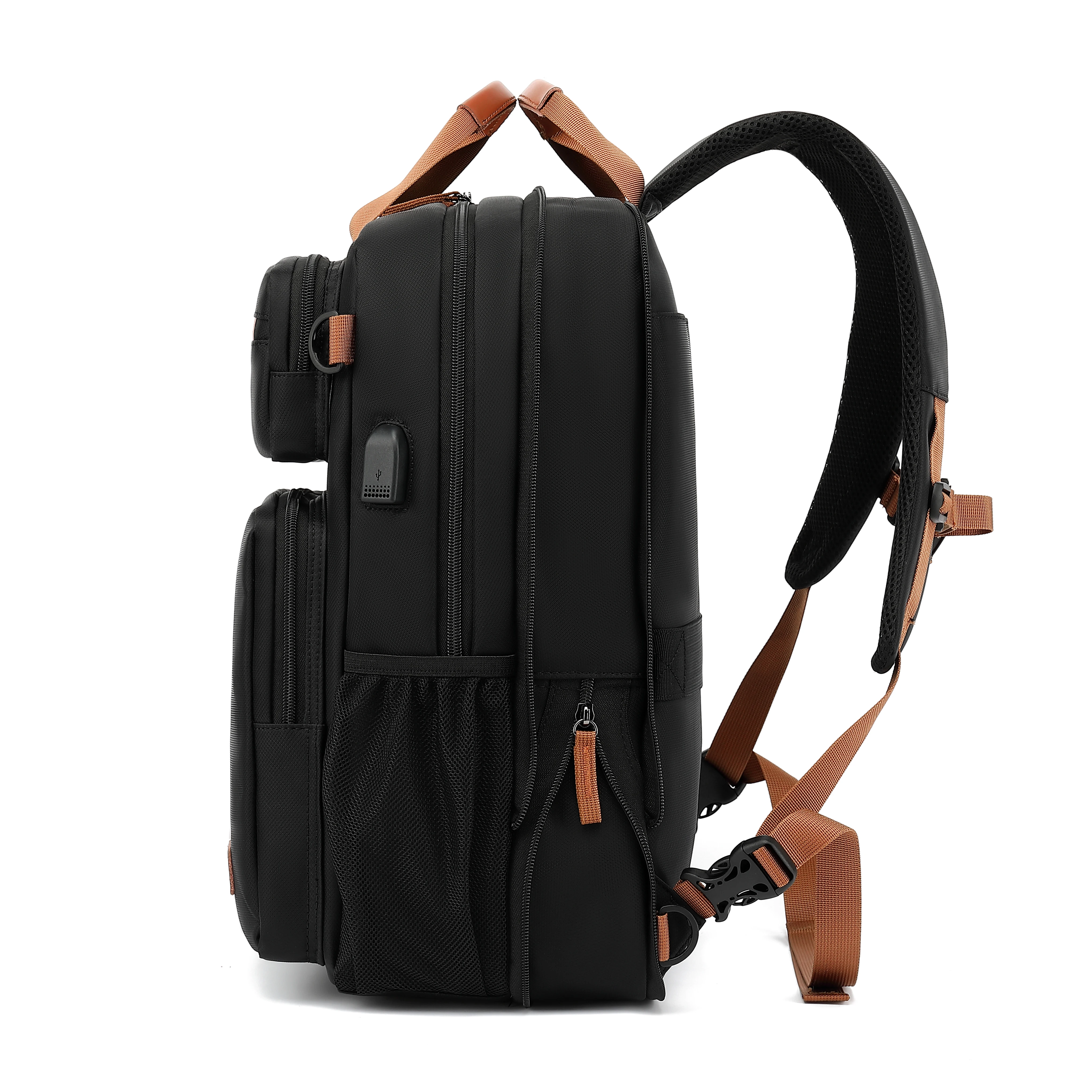 CoolBELL 15.6 Inches Convertible Backpack Shoulder bag Messenger Bag Laptop Bag Multifunctional Travel Rucksack