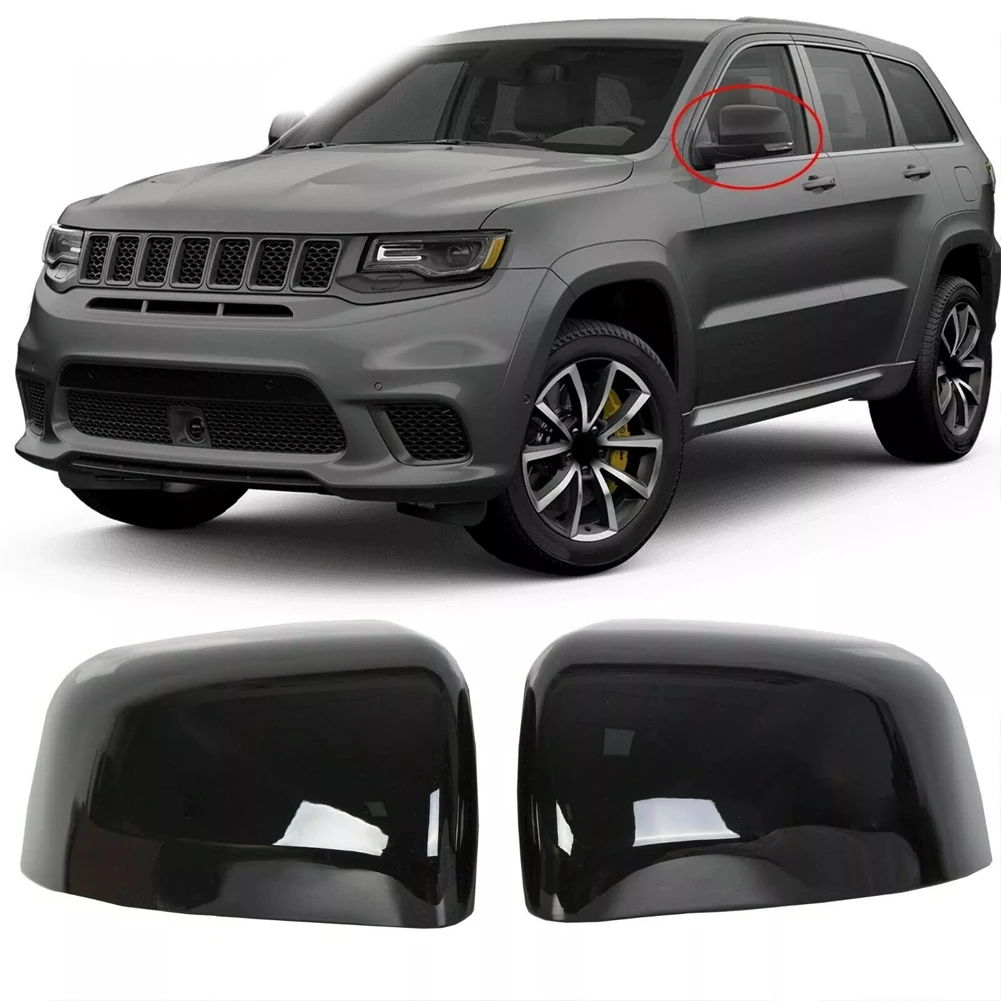 ABS Plastic Mirror Covers Mirror Covers Vehicle Appearance Upgrade 25*15*5cm Cap Trim Lightweight Design Modern Look