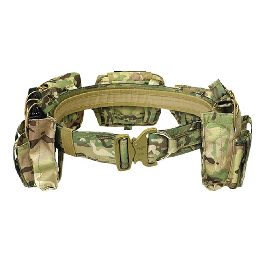 Outdoor Molle Belt Set Multi functional Combination Waist Seal Nylon Detachable and Adjustable