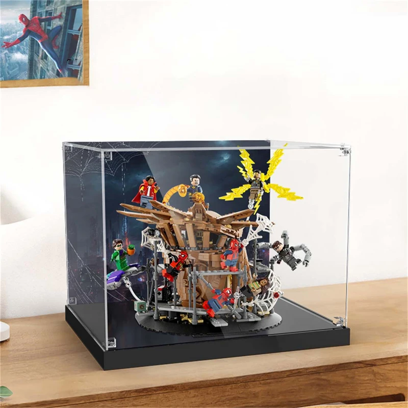 Display Case for Lego Final Battle 76261, 3MM Acrylic Display Box for Lego 76261 (No Model Set Included)