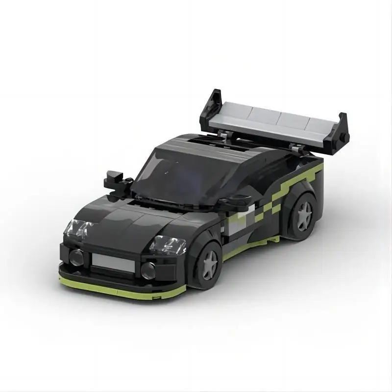 The MOC 371pcs Toyotas MK4 Supras sports car is compatible with Lego small particle building Block puzzle toy for holiday gifts