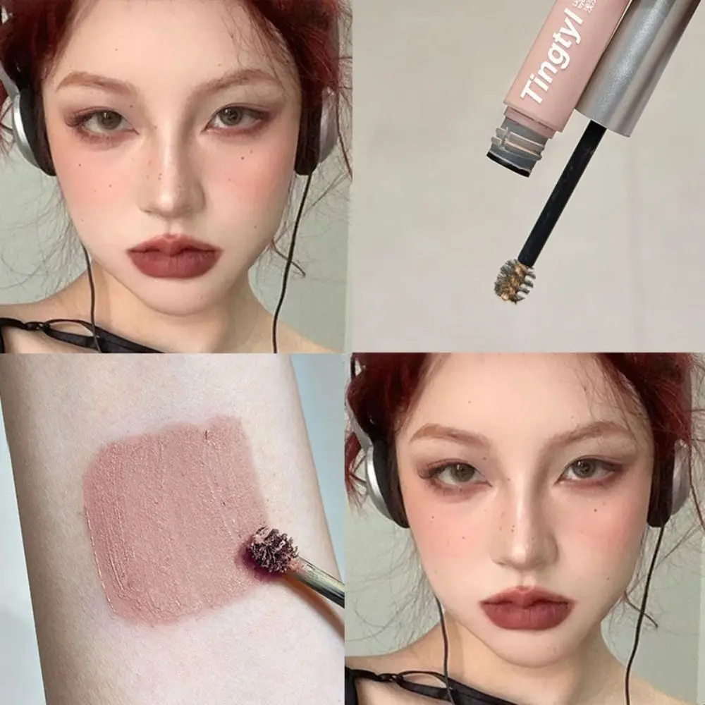 Novo creme de tintura de sobrancelha à prova d'água de secagem rápida rímel de sobrancelha de longa duração natural à prova de suor matiz de sobrancelha feminino meninas
