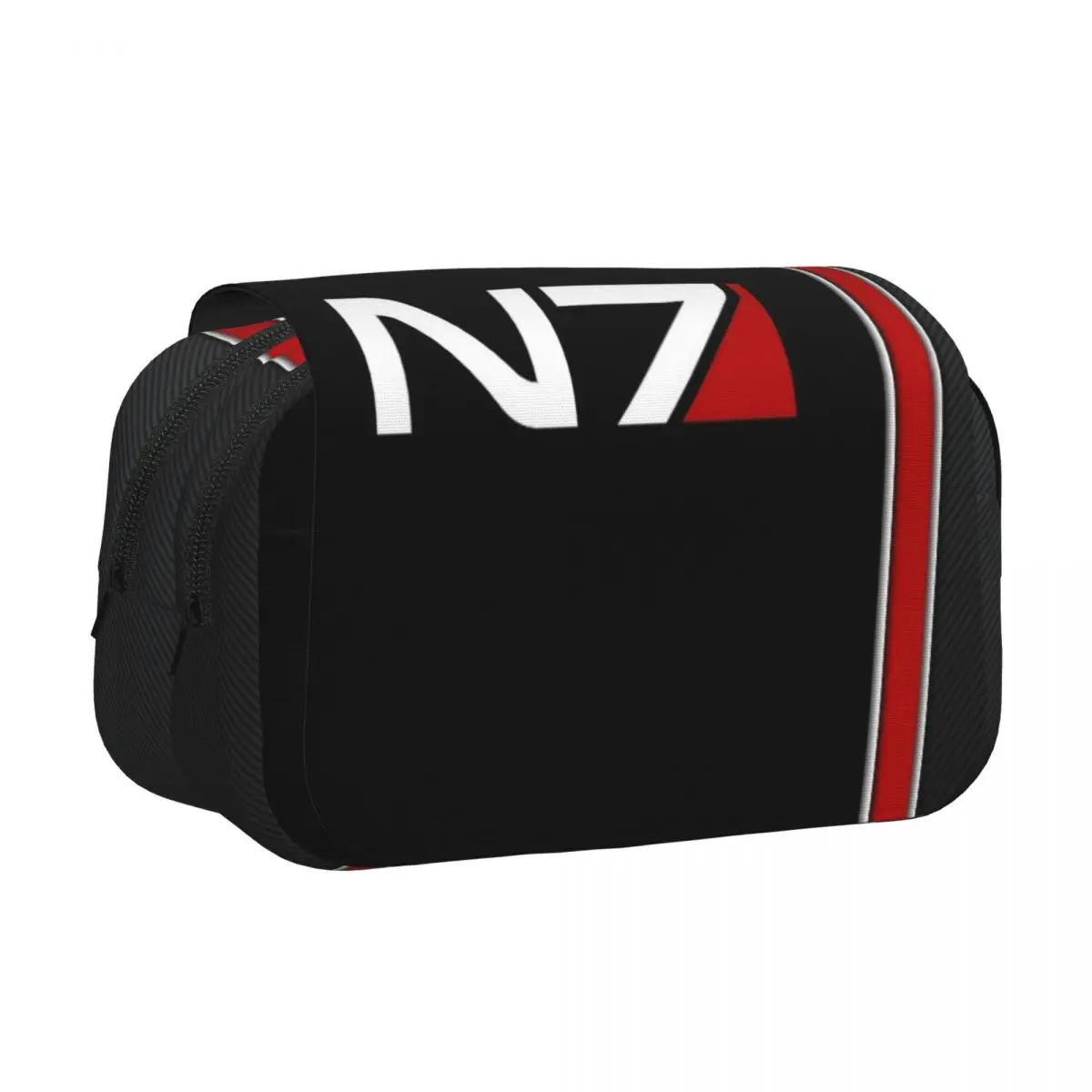 Mass Effect Emblem! Pencil Cases Pen Holder Hard Shell Leather Large Capacity Pen Box Pencil Bag for Students School