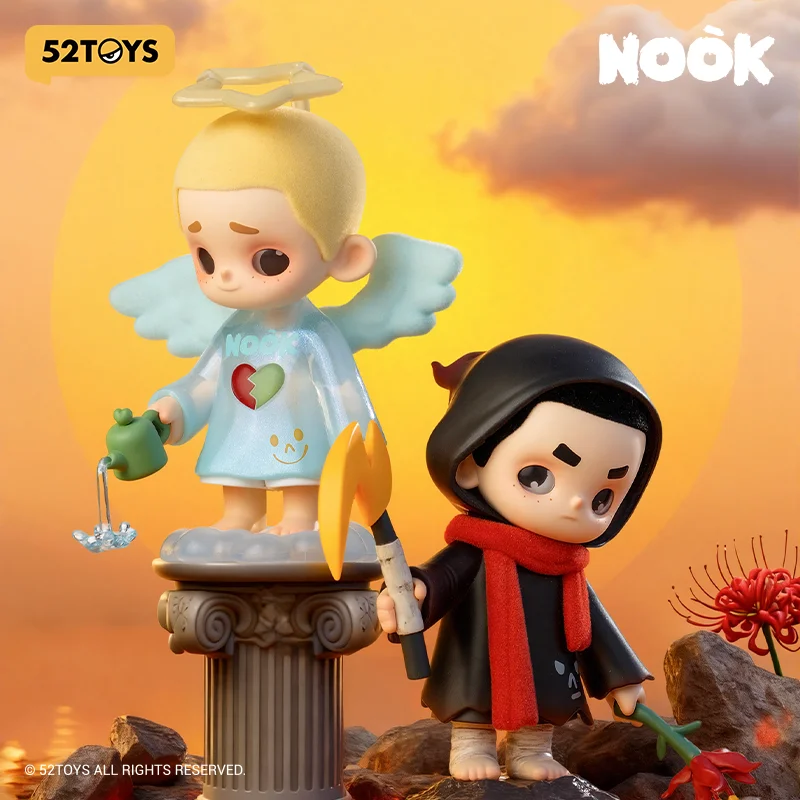 52TOYS NOOK & SEEK 100% Limited Edition – Angel vs Devil, Height: 10cm