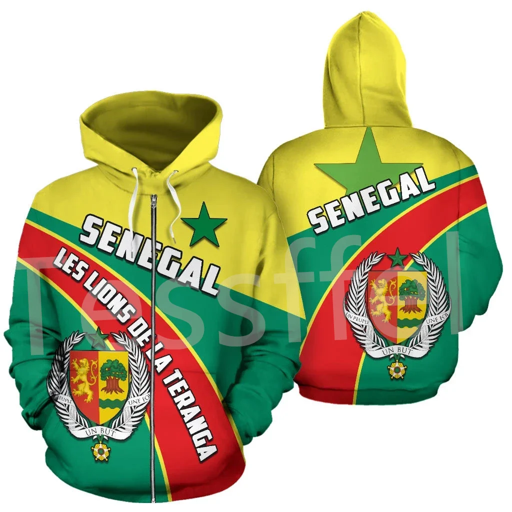 NewFashion Africa Country Senegal Tattoo Retro Culture Tracksuit 3DPrint Men/Women Streetwear Unisex Casual Pullover Hoodies X13