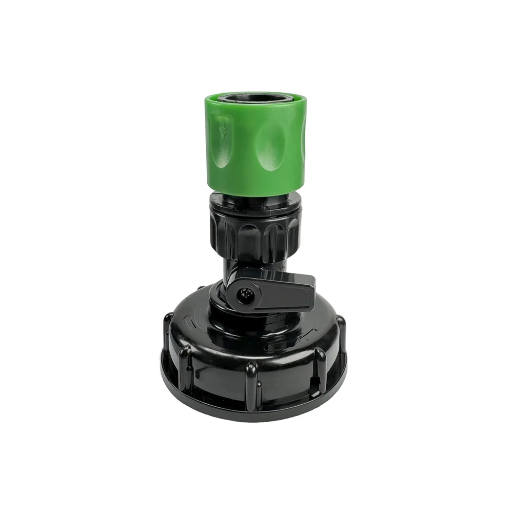Adattatore serbatoio acqua IBC S60 rubinetto filettato grossolano 16/20/25mm tubo da giardino connettore rapido per irrigazione secchio esterno