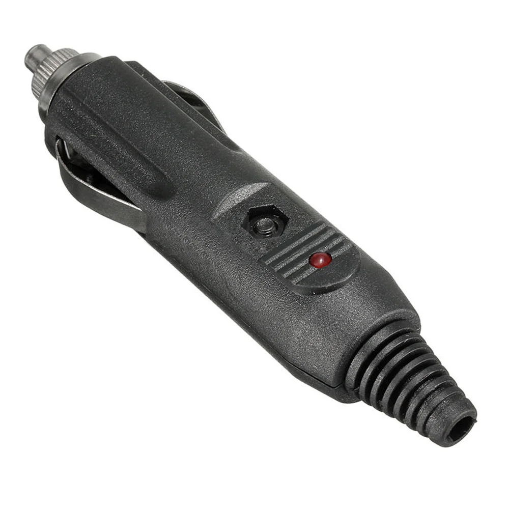 5pcs 12V Auto Switching Socket with Red Indicator Lamp for Car Electrical Appliances Vacuum Cleaner Inflatable Pump Heating Pad