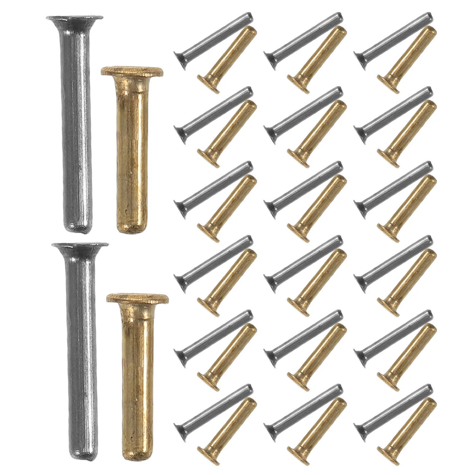 

48Pcs Umbrella Connector Parts Alloy Rivet Pins Replacement Hardware DIY Indoor Outdoor Folding Parasol Frame Repair Kit
