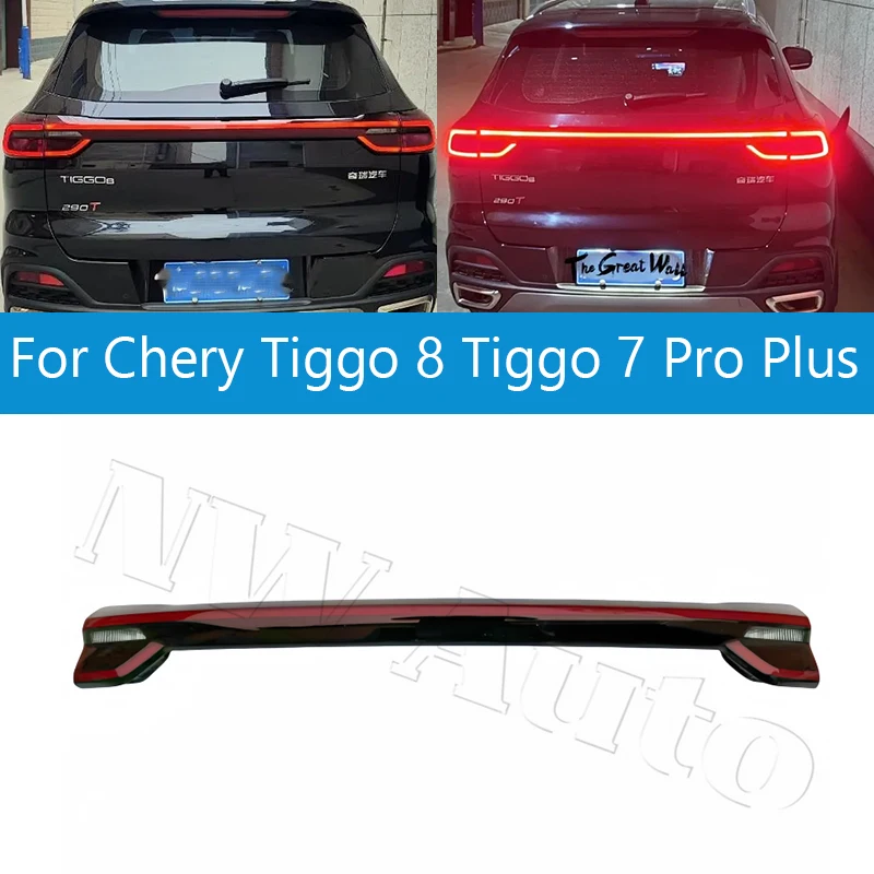 For Chery Tiggo 8 Tiggo 7 Pro Plus Through LED Rear Light Tail Light Tail Lamp Taillight Taillamp Brack Back Combination Light