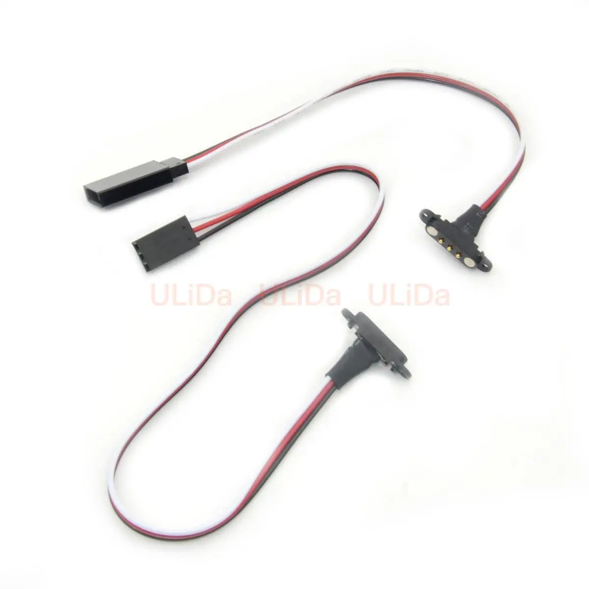 17 + 26 ซม.แม่เหล็ก JR สาย Snap-on สายไฟสําหรับ RC รถเครื่องบินเฮลิคอปเตอร์เรือ Drone