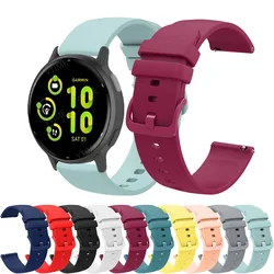 18mm 20mm Strap For Garmin Venu Sq 2 Plus Vivoactive 4S Smartwatch Band Bracelet Venu 3S 2S Vivoactive 3 5 Replacement Wristband
