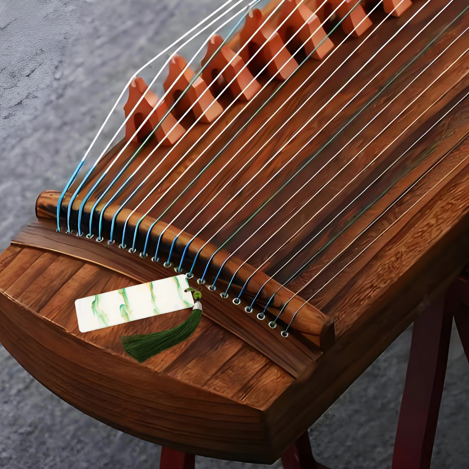 

Pipa Nail Tape Guzheng Boards Holder Lute Storage Plates Acrylic Organizer Supply
