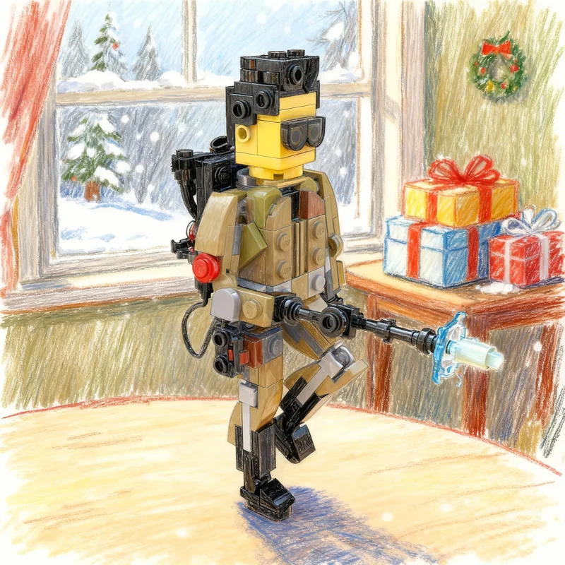 

Набор строительных блоков MOC Ghostbusters: Egon Spengler, ECTO-1, Harold (162 детали) – модель для сборки, подарок на Рождество, архитектурная игрушка для детей