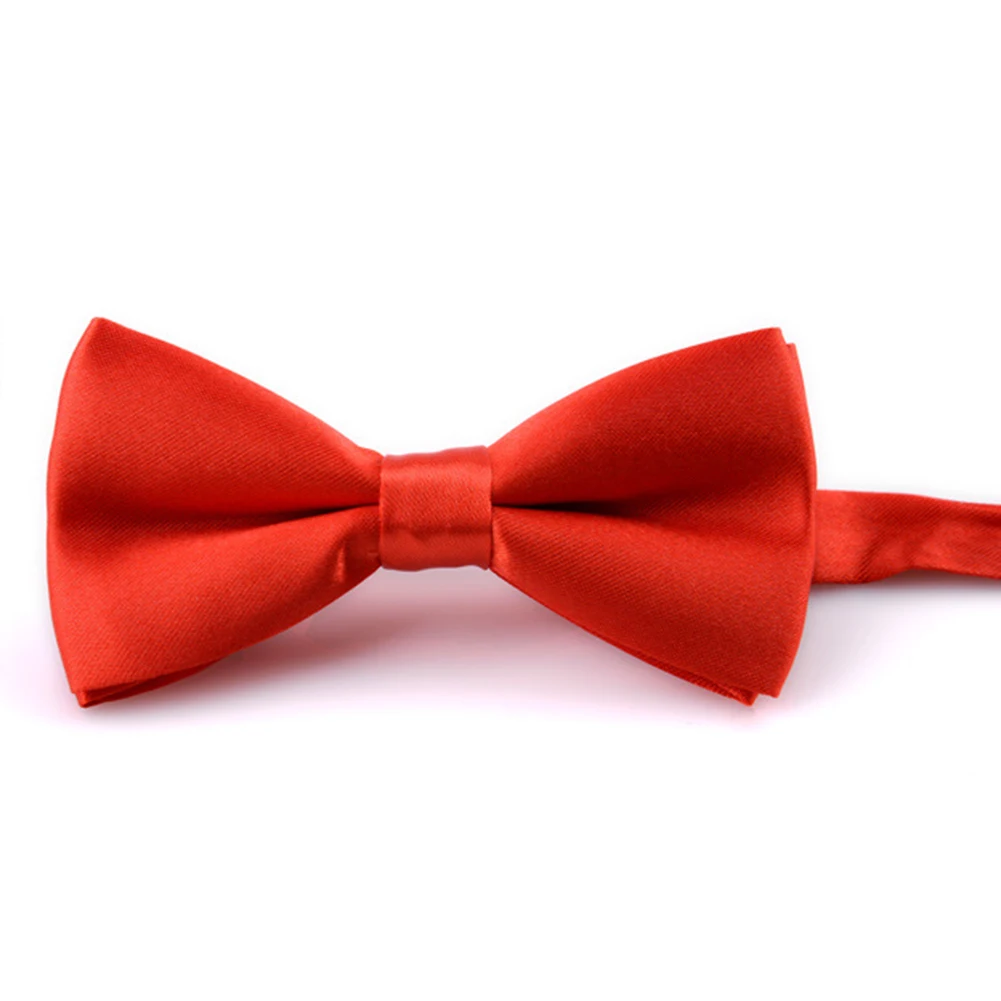 

New Men Bow Tie Cotton Kids Casual Butterfly Cravat Red Blue Black Solid Bowtie Tuxedo Bows Male Parents Children Butterfly