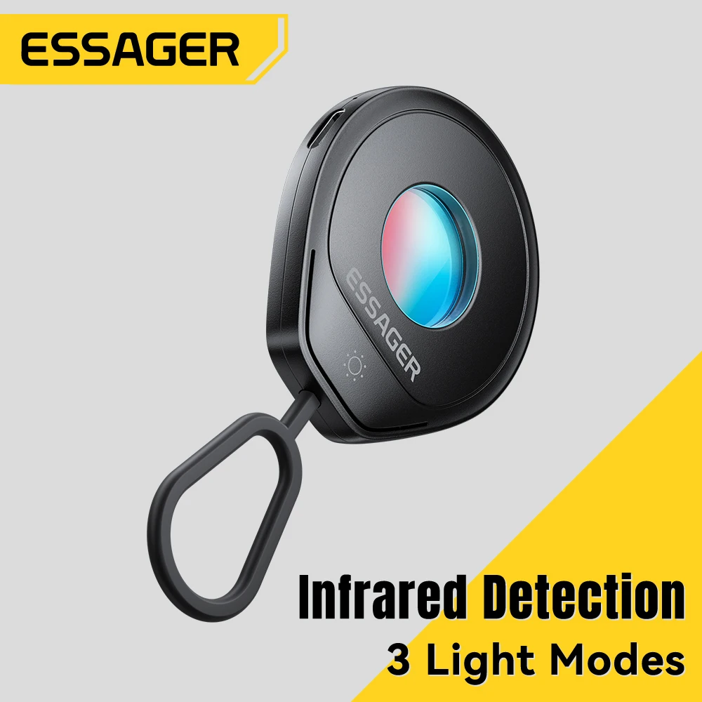 Essager Infrared Camera Detector For Security Protection Camera Anti-Peeping Camera Detector Lens Detect Gadget LED Detector