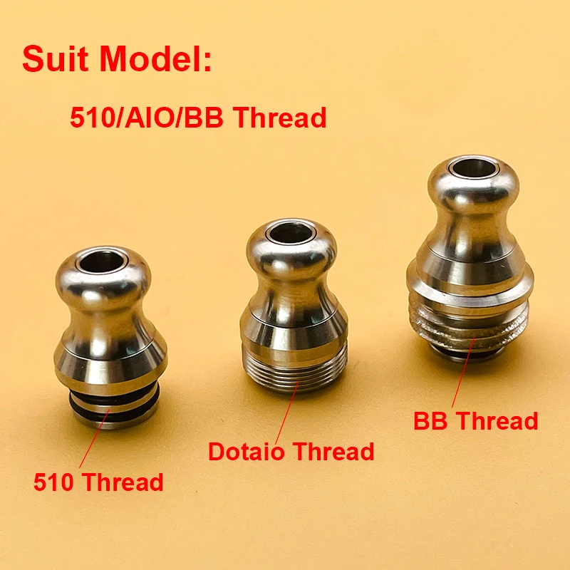 ชุดหัวบีบบุหรี่ไฟฟ้าพร้อมอุปกรณ์เสริมบุหรี่ไฟฟ้า4ชิ้นสำหรับ510/กล่อง BB/dotaio V2 V1 RTA RDA rba