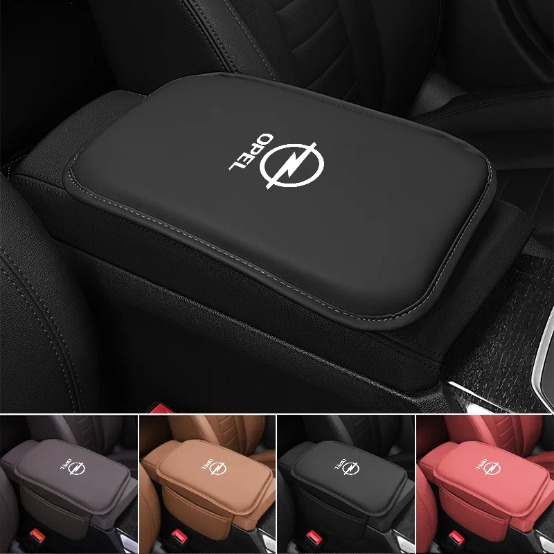 

Leather Car Armrest Box Mats Auto Center Console Cover For Opel Corsa D Astra G H J K F Mokka C Zafira B Antara Corsa Accessorie
