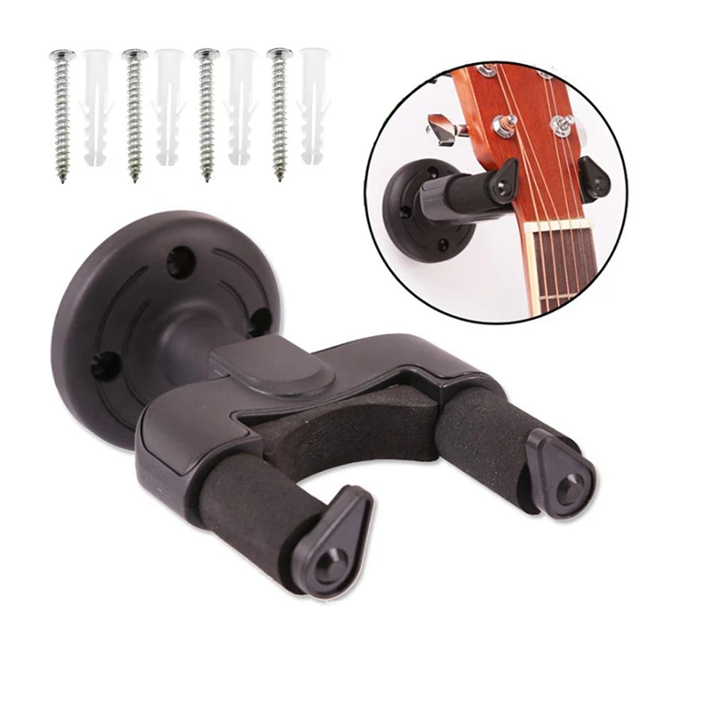 Guitar Wall Mount Hook Ukulele Hanger Piano Stand Wall Hook For Electric Acoustic Guitars Bass Ukulele Guitar Accessories