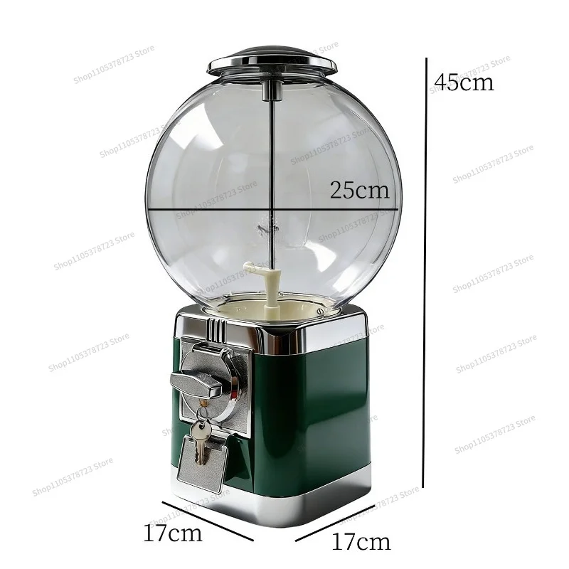 FOR Dark Green Egg Twisting Machine, Tide Play Lottery Rotating Machine, Light Luxury Store Decorative Ornament Lottery Avocado