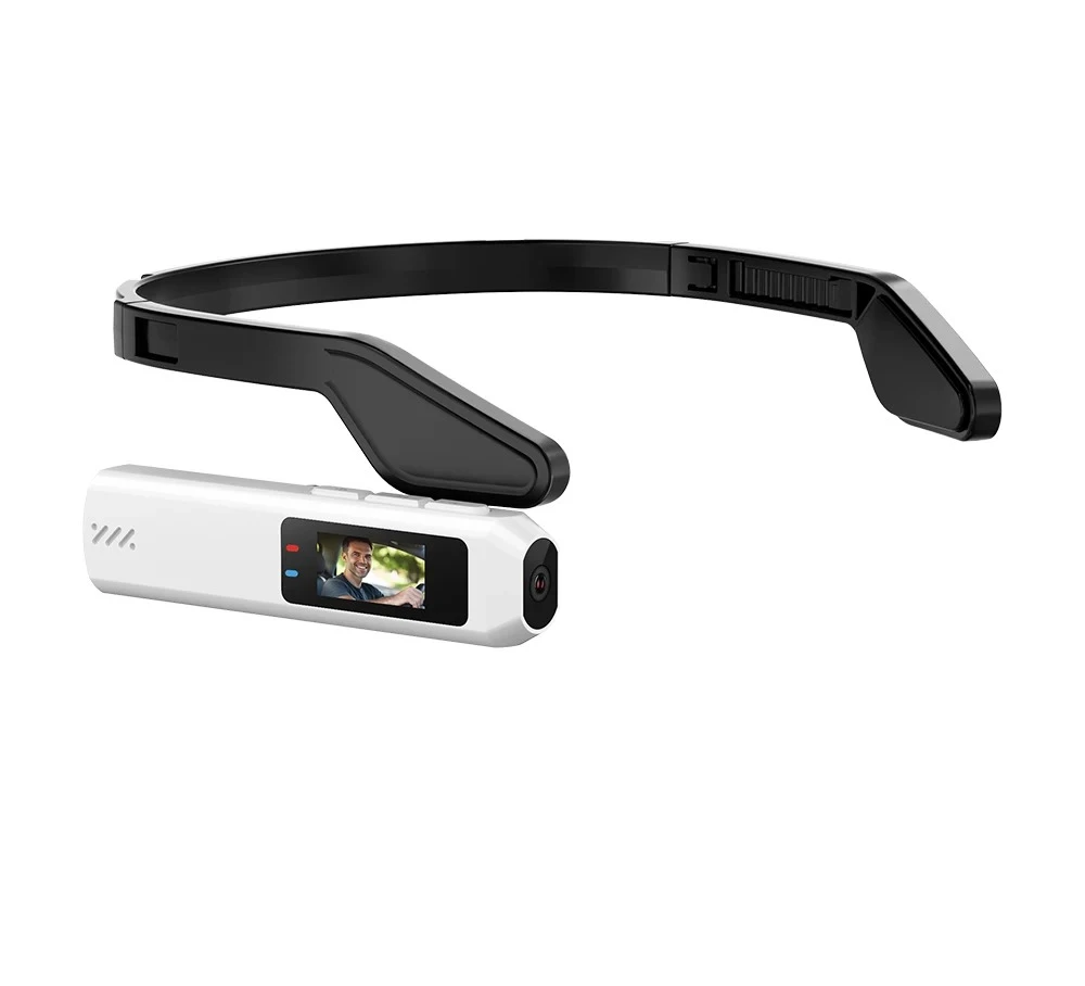 Glasses Camera 1080P POV Video Recorder WiFi APP Control 110° Wide Angle Mini Wearable Camera for Travel Sports Recording