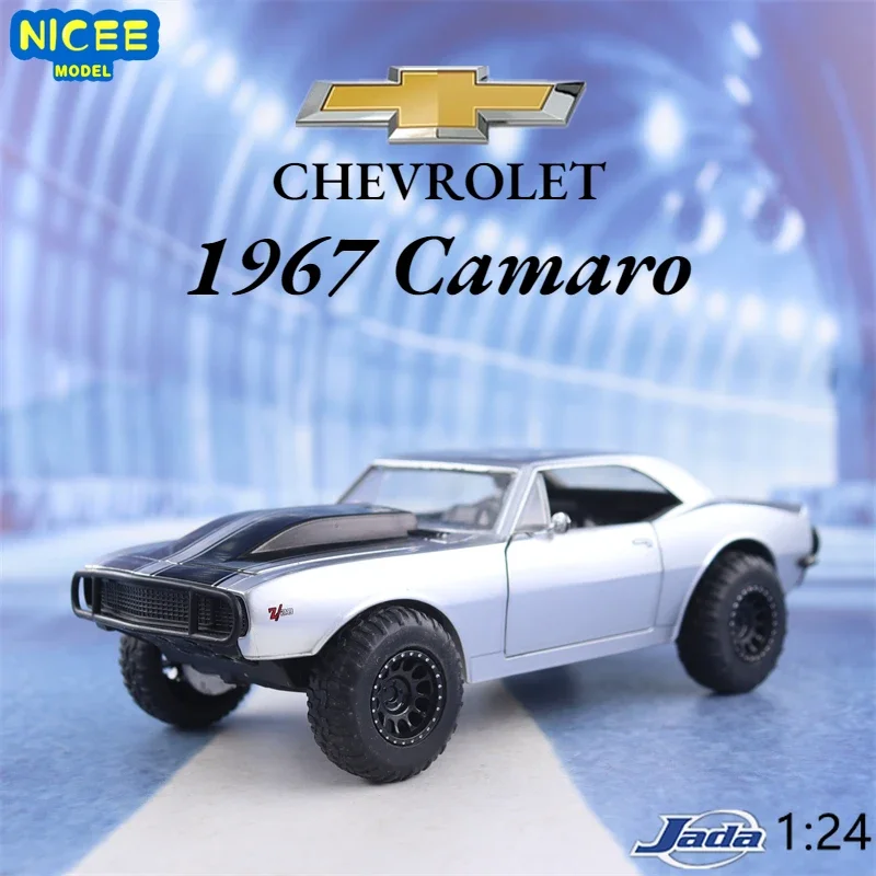 1:24 Roman’s 1967 Chevy Camaro High Simulation Diecast Car Metal Alloy Model Car Children's Toys Collection Gifts J8