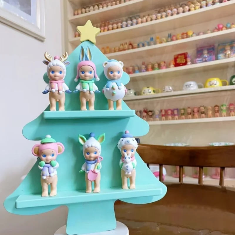 

100%Original Sonny Angel Blind Box Winter Wonderland Series Mysterious Surprise Figure Anime Model Guess Bag Dolls Xmas Gift Toy