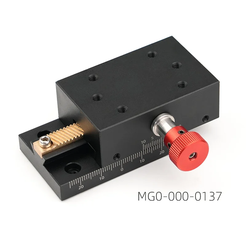VEHO-X Axis Dovetail Groove Fine Tuning Platform Guided Manual Shift Platform Gear Drive Knob Adjustment Slide