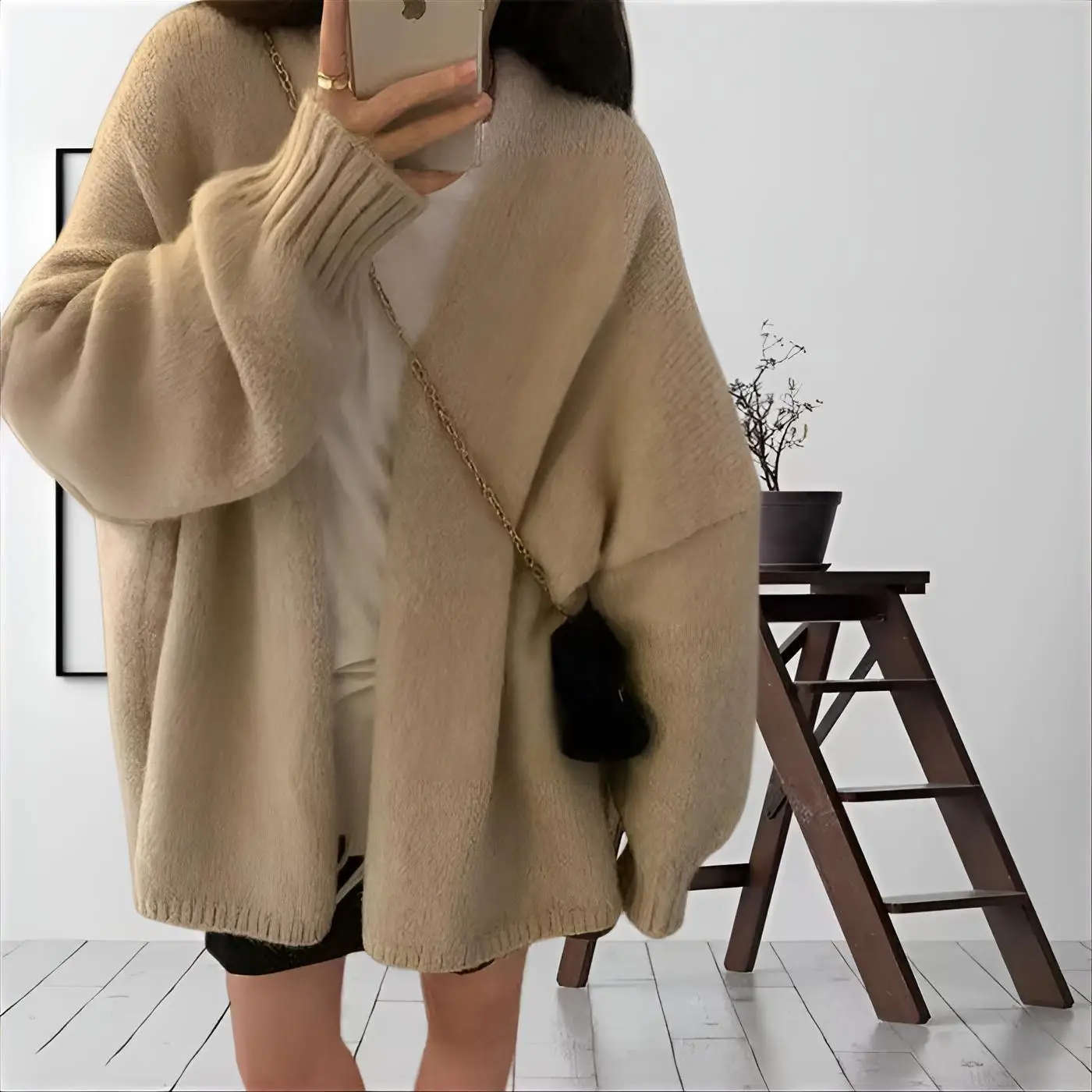 

Женские удлиненные кардиганы крупной вязки в стиле преппи, весенние, винтажные, с контрастными элементами, молодежные, с широким кроем, эластичные, с пышными рукавами