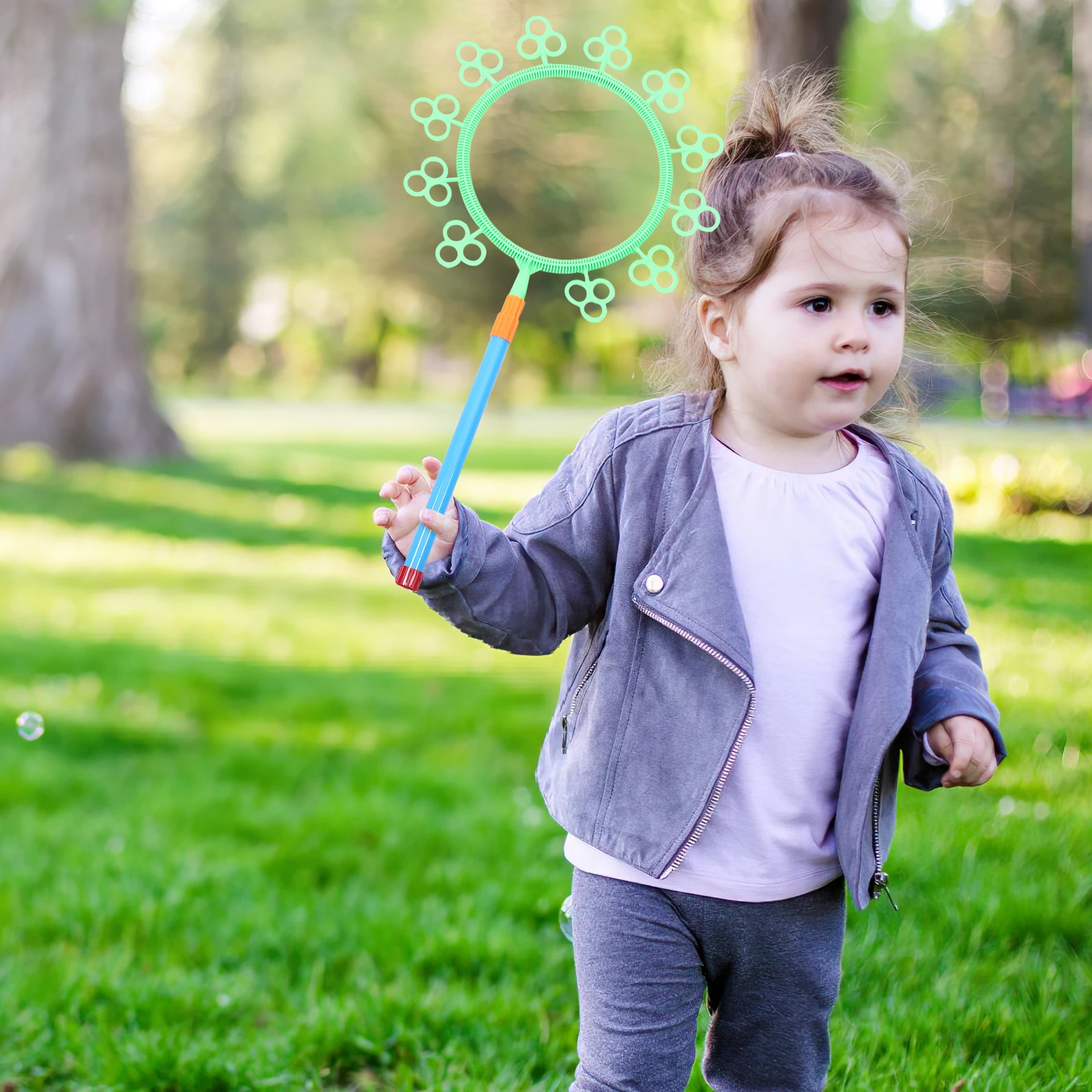 

2pcs Large Mold Wands Set Wands Set Giant Wand Bubbles Outdoor Kids Party Blow