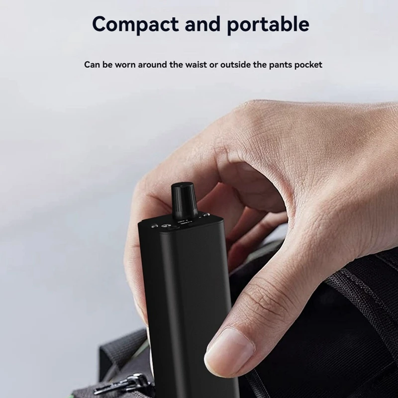 سماعة رأس محمولة داخل الأذن تضخيم سماعة الرأس أمبير مع مدخل XLR وTRS مخرج 3.5 مللي متر مع مفتاح ستيريو/أحادي