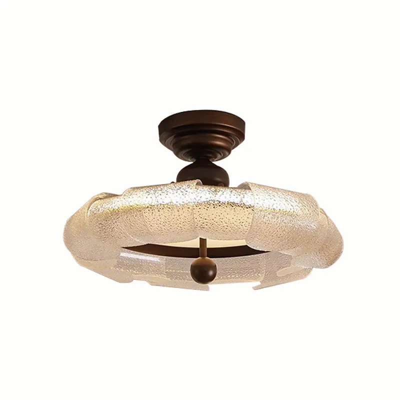 Bedroom ceiling light, medieval American retro master bedroom light