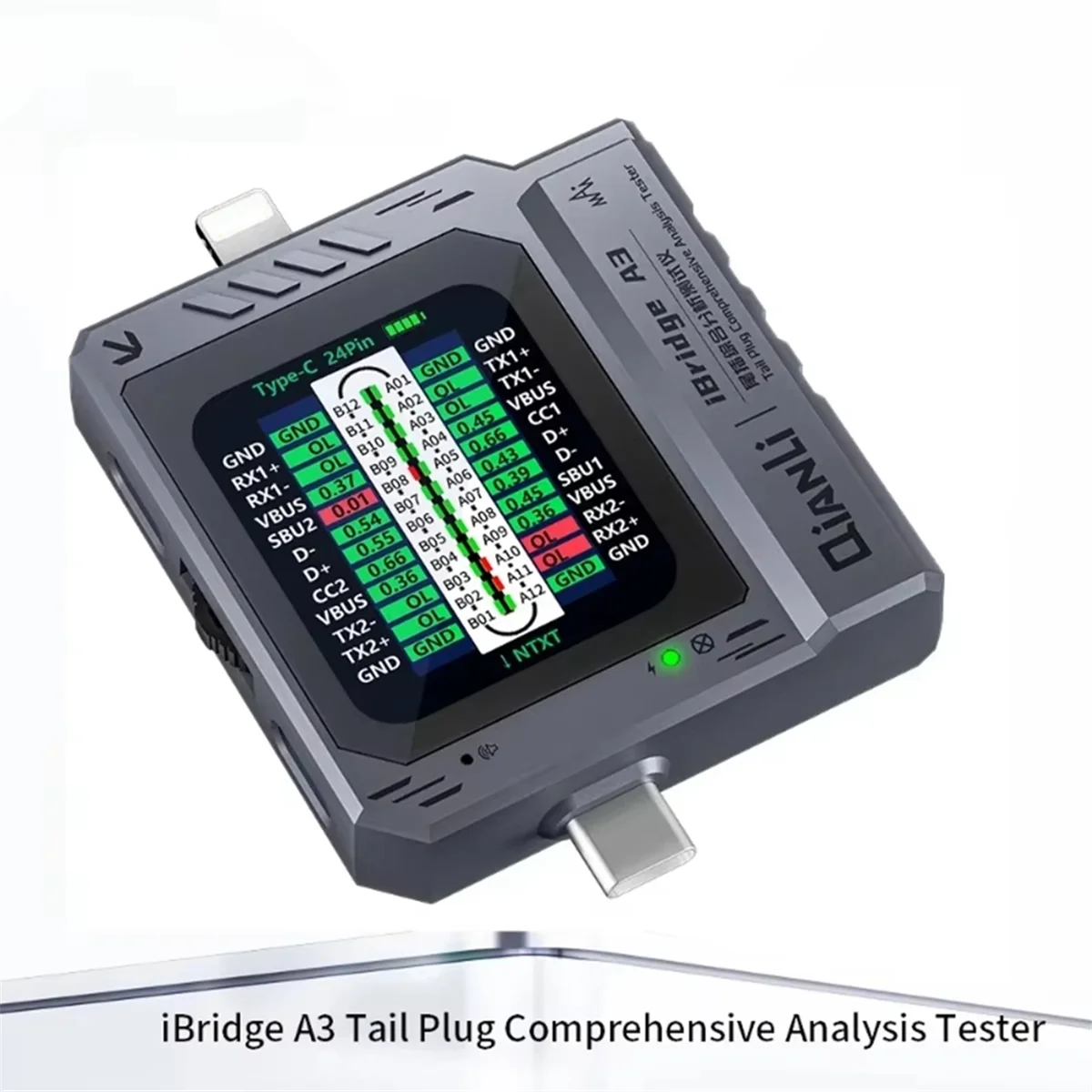 

AA83 IBridge A3 Phone Tail Plug Detector Support and Type-C Interface Devices for XM