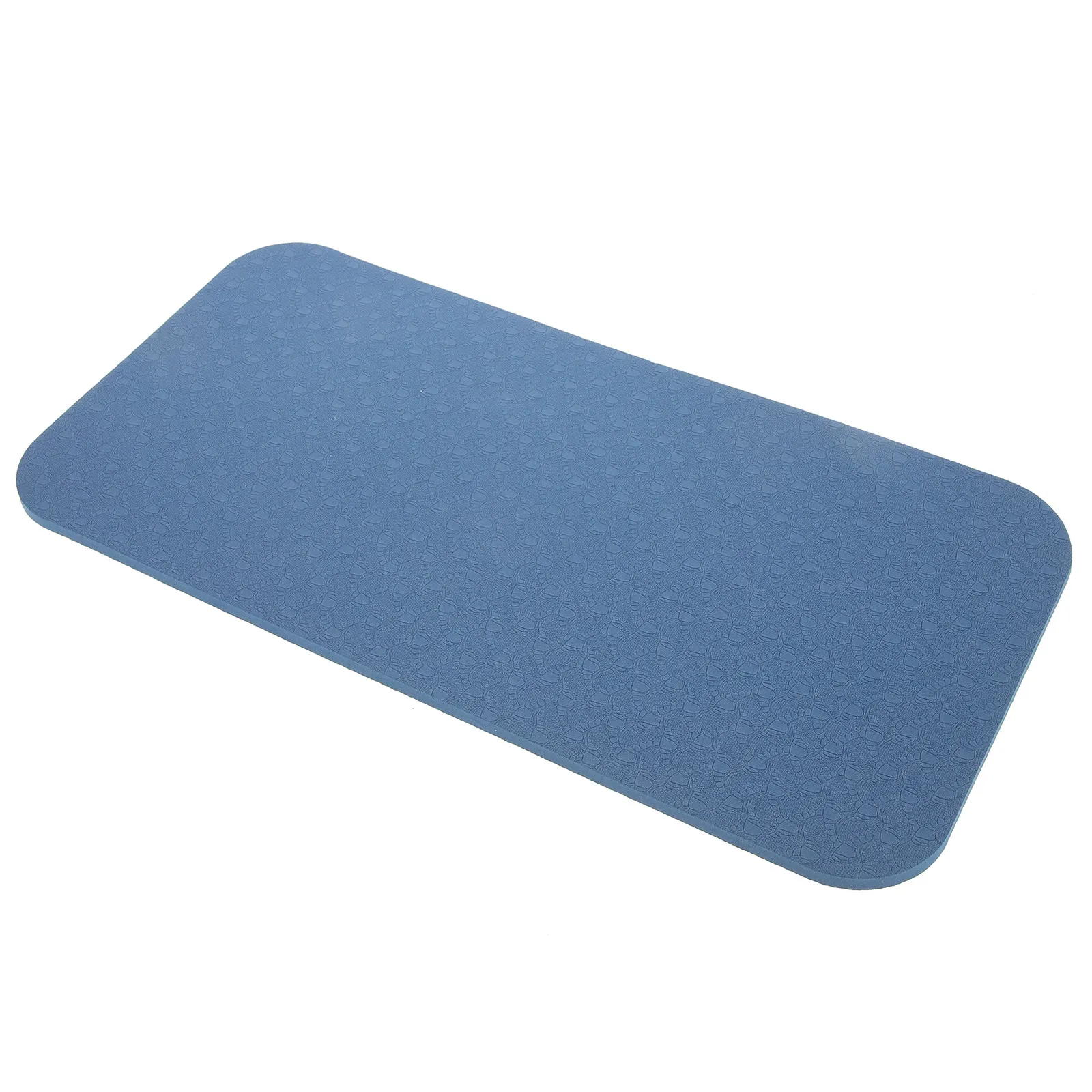 

Thickened Tpe Anti-Slip Sewing Machine Pedal Mat for Home Craft and Fitness Equipment Blue Comfortable Stable Work Surface