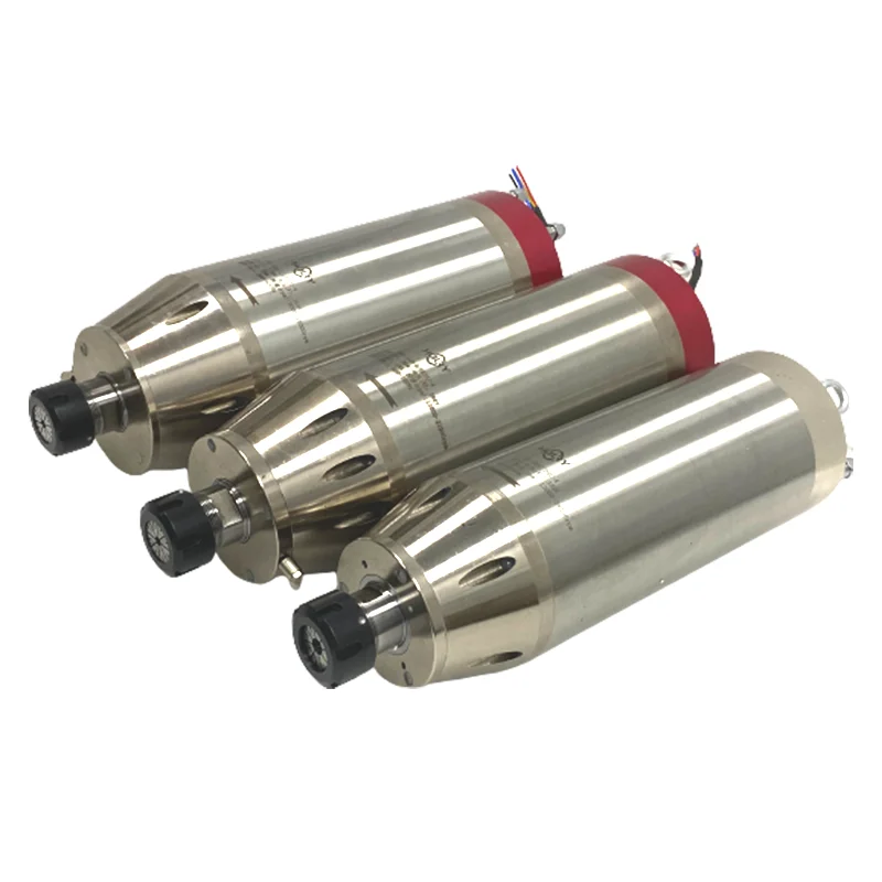 High Precision High Speed Low Noise Low Vibration Water Cooled 12KW Spindle Motor For Stone Cutting