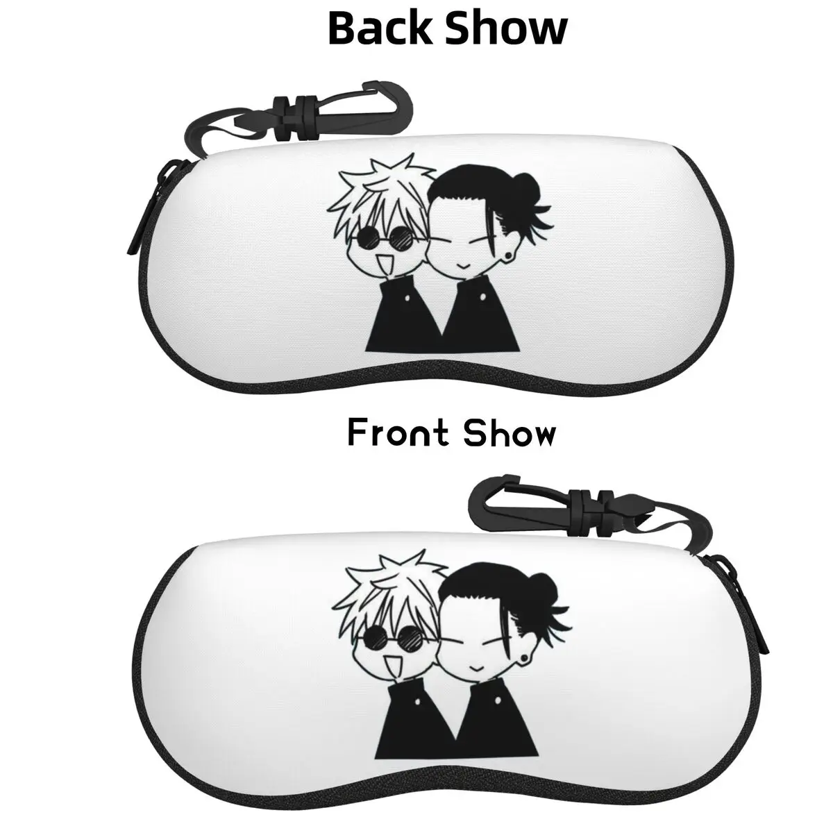 

Gojo Satoru And Geto Suguru Shell Glasses Case Protective Sunglasses Box Women Men Soft Eyeglasses Bag Pouch