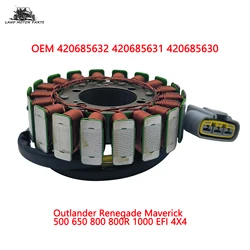 ATV Stator For BRP 2010-2020 Maverick Sport Commander Renegede Outlander 420685632 420685631 420685630