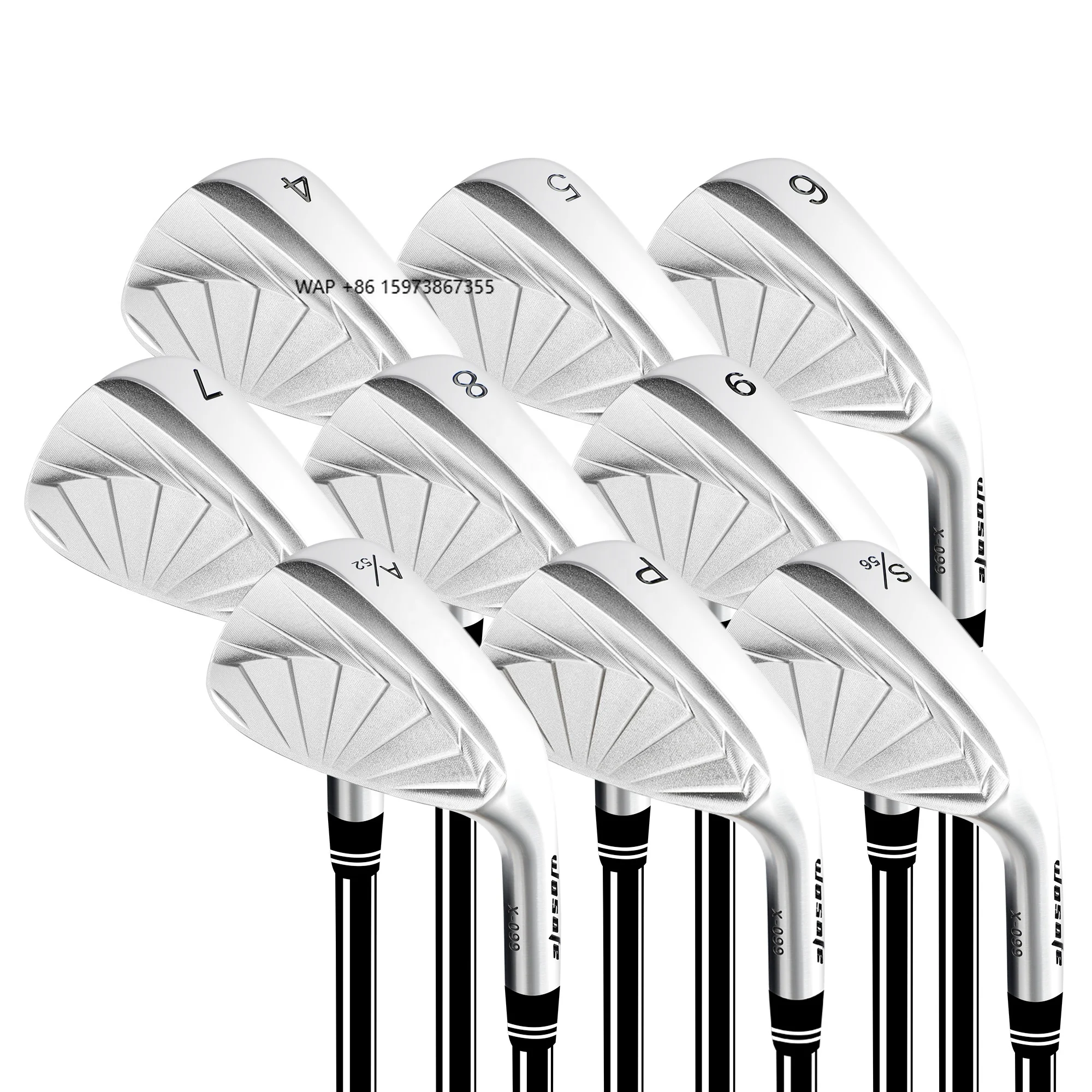 مصنع بيع بالجملة مخصص OEM الرجال النساء العالمي الصلب رمح CNC مزورة مجموعات كاملة اليد اليمنى مكاوي رؤساء نوادي الغولف #1