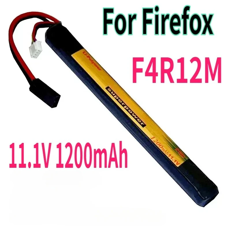 

Genuine Firefox 11.1V 1200mAh 20C Li Po Battery Soft Bullet Gun Jinming 8th Generation Ren Xiang Toy F4R12M