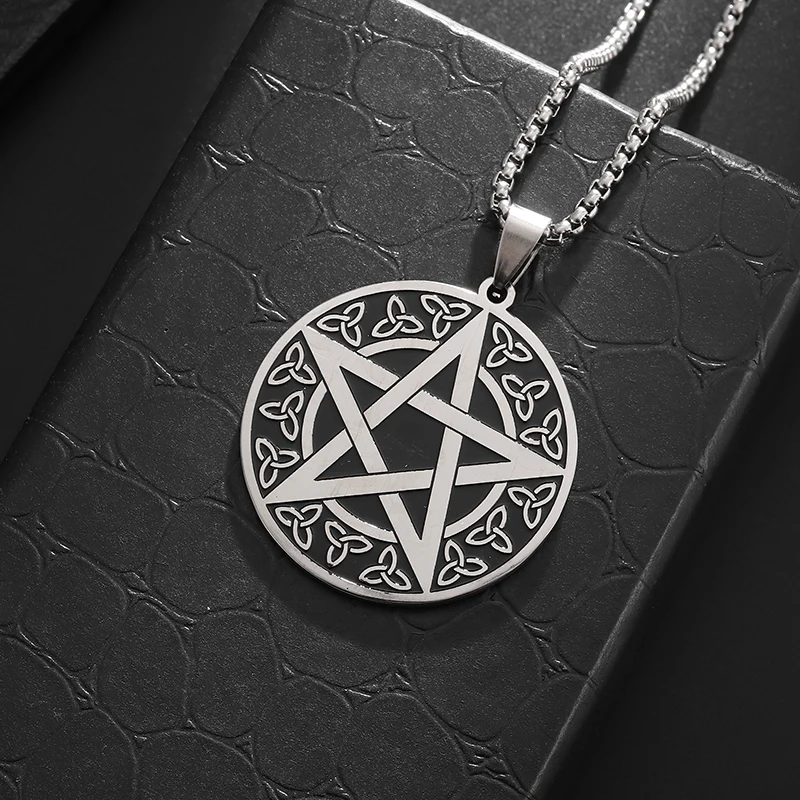 Retro Fashion Celtic Knot Tree of Life Pendant Necklace Men Women Lucky Amulet Jewelry Gift Wholesale