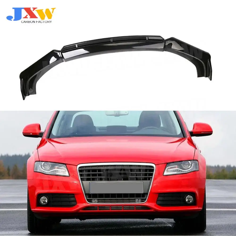 

Universal Car 3Pcs Carbon Look ABS Gloss Black Convertible Front Bumper Lip Spoiler Splitters For BMW For Benz For Audi For VW