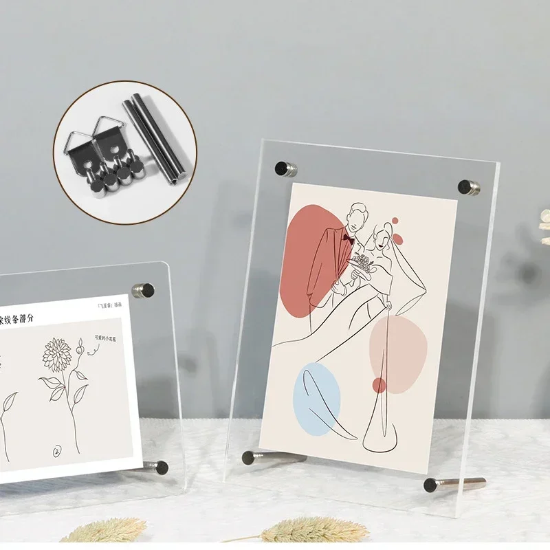 INS Transparent Acrylic Picture Frame