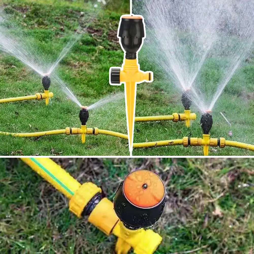 Easy Install Sprinkler Area Garden Watering System with 360-degree Rotation Wide Coverage Sprinkler Easy to for Efficient