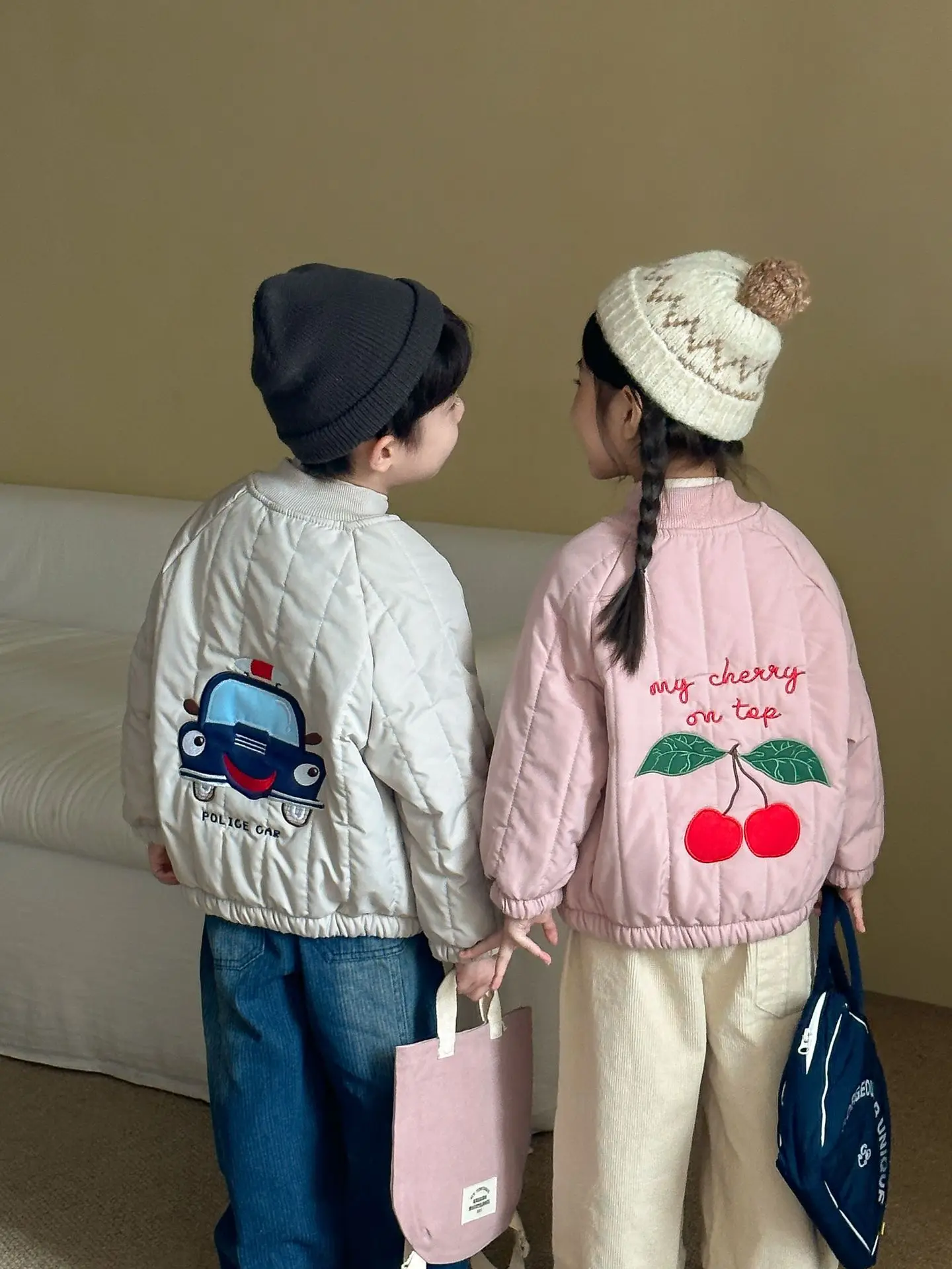 

Kids Cotton-padded Jacket 2025 Autumn And Winter Girls Padded Jackets Boys Fleece Parkas Children's Thickened Warm Outerwear